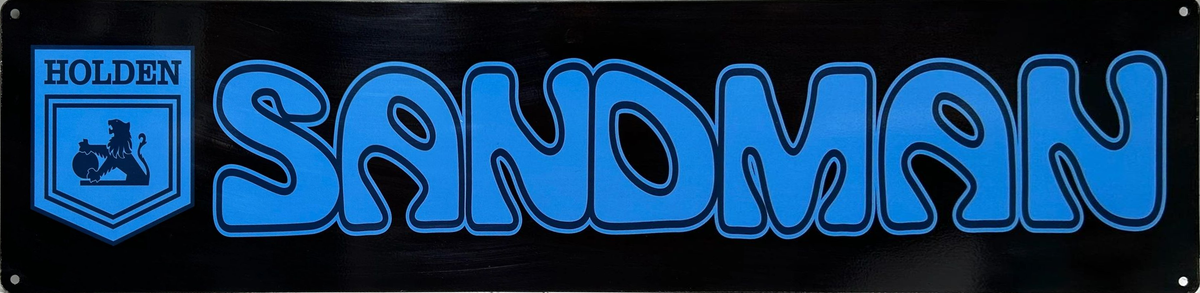 Holden Sandman Retro Metal Sign - 800 x 200mm