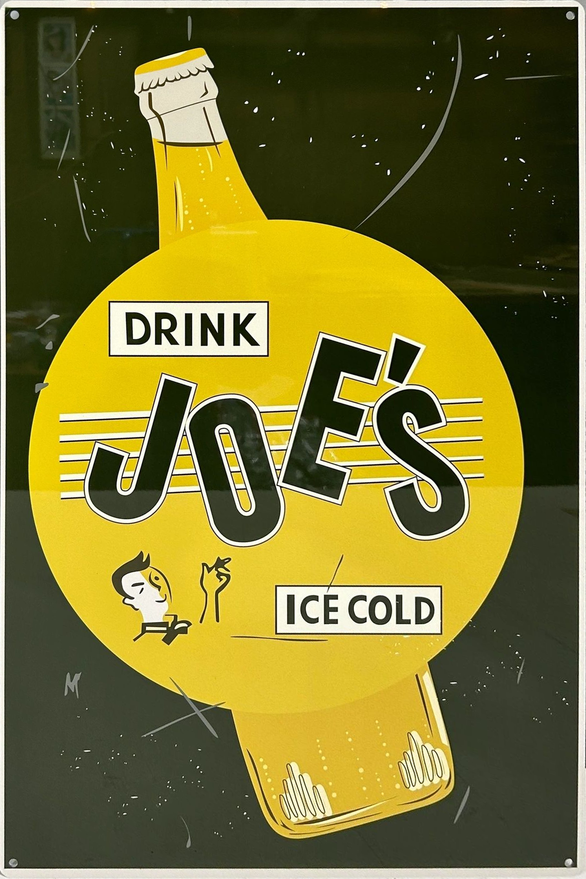 Joes Soft Drinks Retro Metal Sign - 400 x 600mm