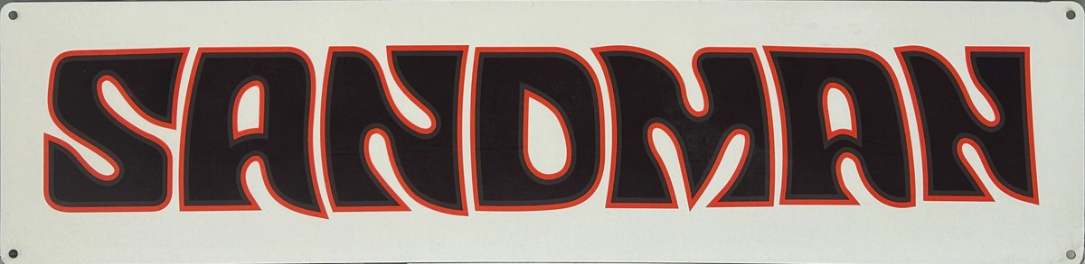 Holden Sandman Brown Orange Retro Metal Sign - 800 x 200mm
