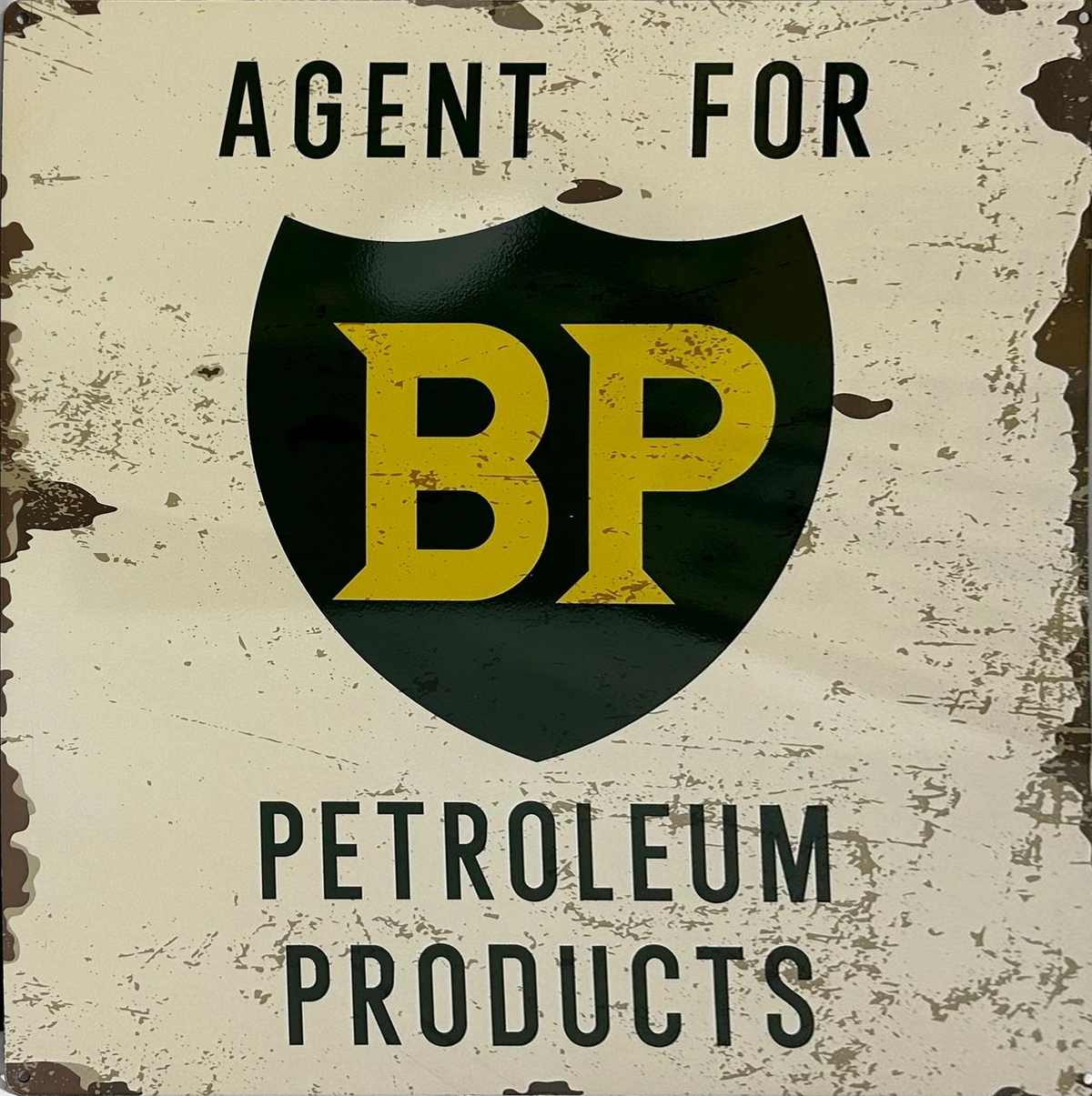 BP Agent Retro Metal Sign - 580 x 580mm