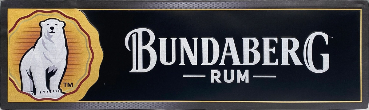 Bundaberg Rum Embossed Retro Metal Sign - 800 x 250mm