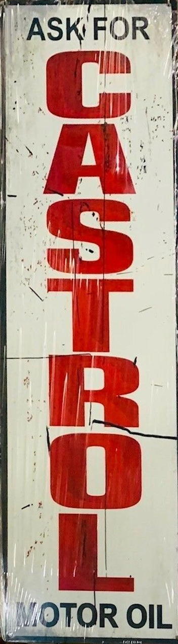 Castrol Quality Retro Metal Sign - 200 x 800mm