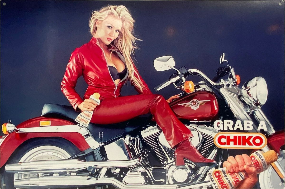 Chiko Roll Retro Metal Sign - 600 x 400mm