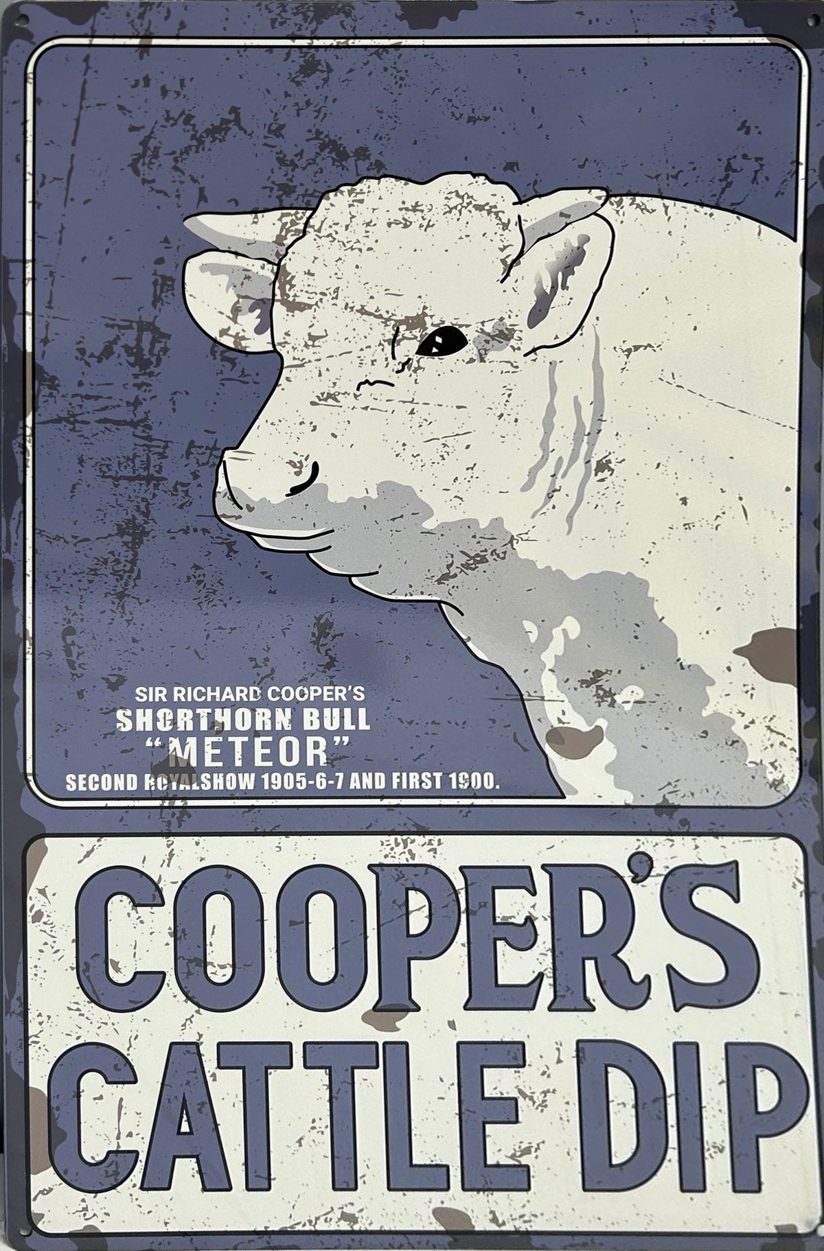 Coopers Cattle Dip Retro Metal Sign - 400 x 600mm