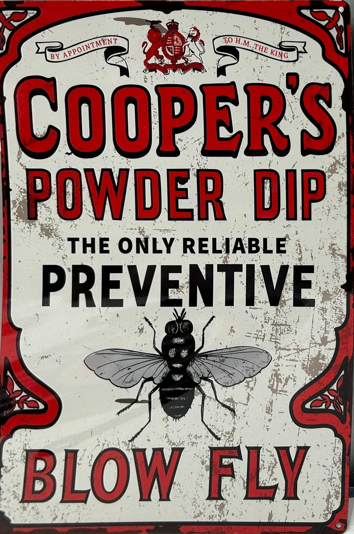 Coopers Powder Dip Retro Metal Sign - 400 x 600mm