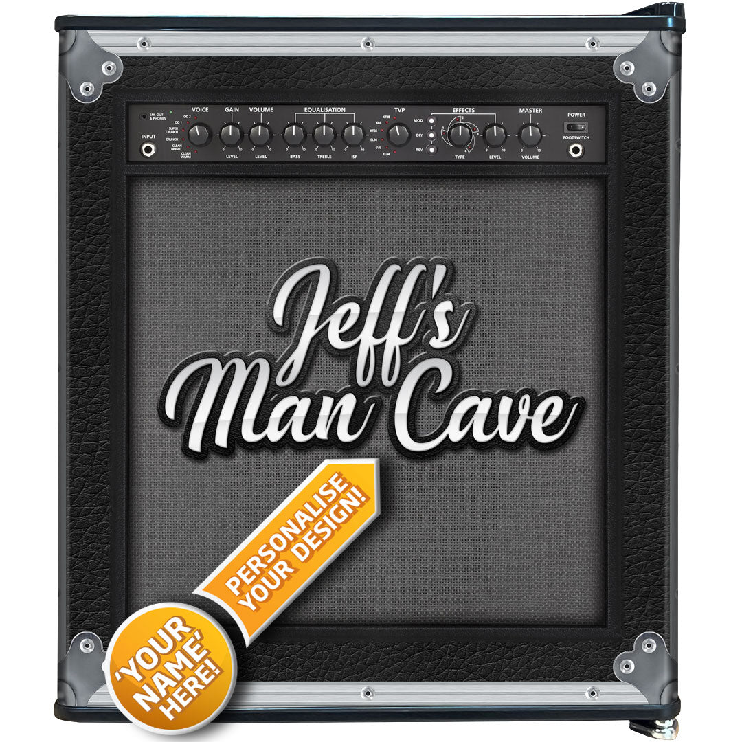 Speaker Amp Design Mini Bar Fridge - Personalise - BC46B2-AMP
