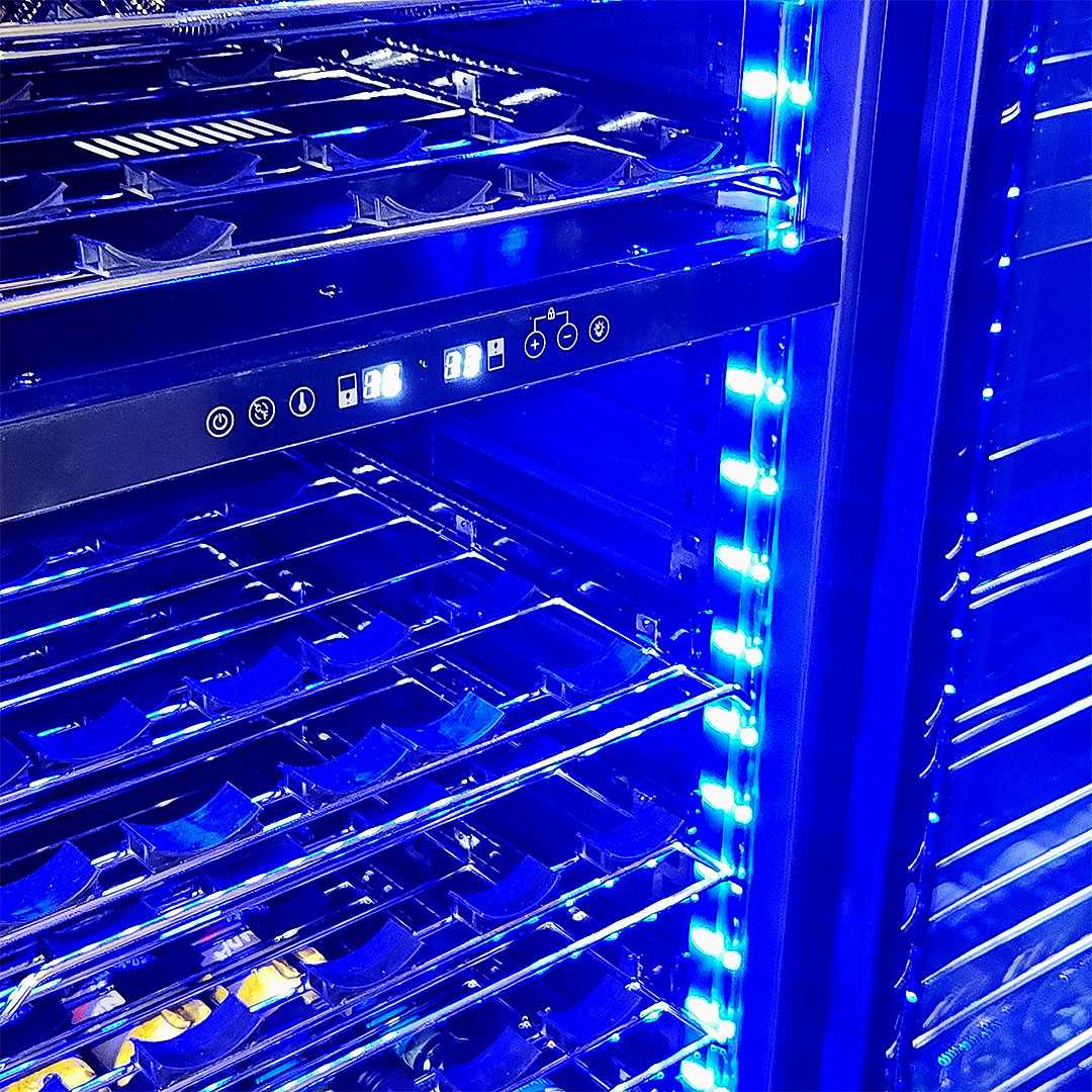 Schmick BD425D-X-B – 425L Dual Zone Wine & Beverage Fridge - 10 Star Rating