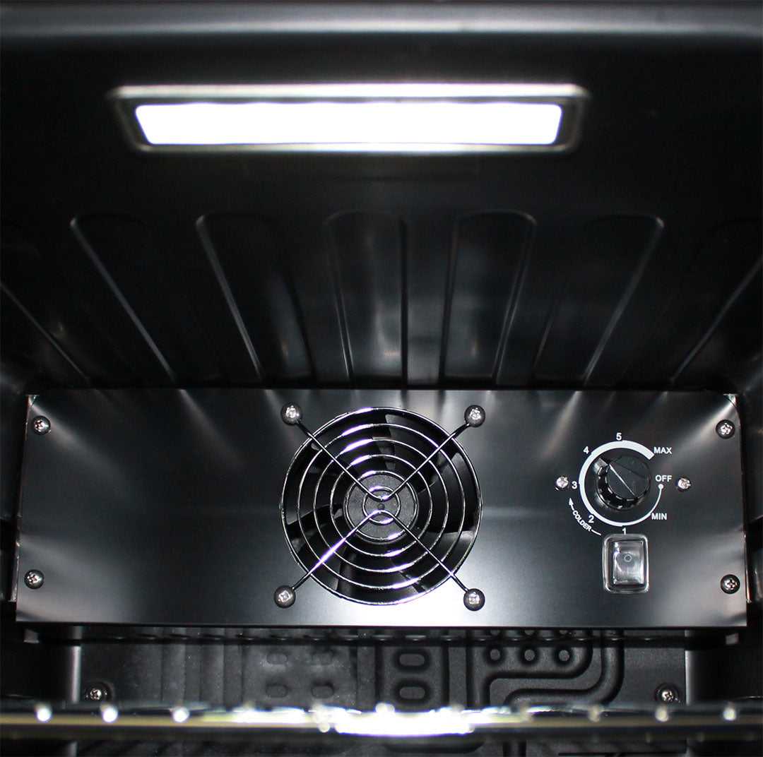 Carlton Dry MID Blue – 38 Cans – Glass Door Mini Bar Fridge with Lock - SC50AB-DRY-MID