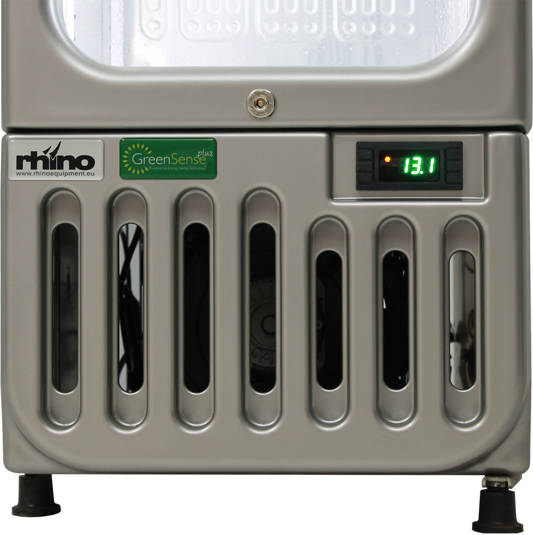 Esso Fuel Pump Skinny Glass Door Upright Cool Retro Bar Fridge - SK135L-FP-ESSO