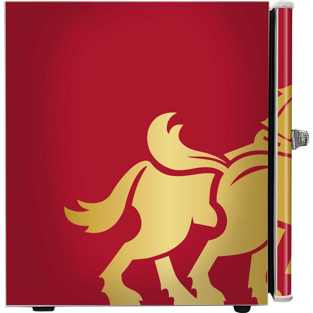 Carlton Draught Retro Mini Bar Fridge – Licensed Vintage 46L, 46 Can Capacity - BC46W-DRAUGHT-V3