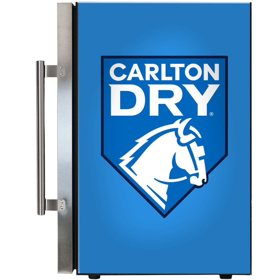 Carlton Dry MID Blue Tropical Glass Door – 70 Litres - EC68L-SSH-DRY-MID