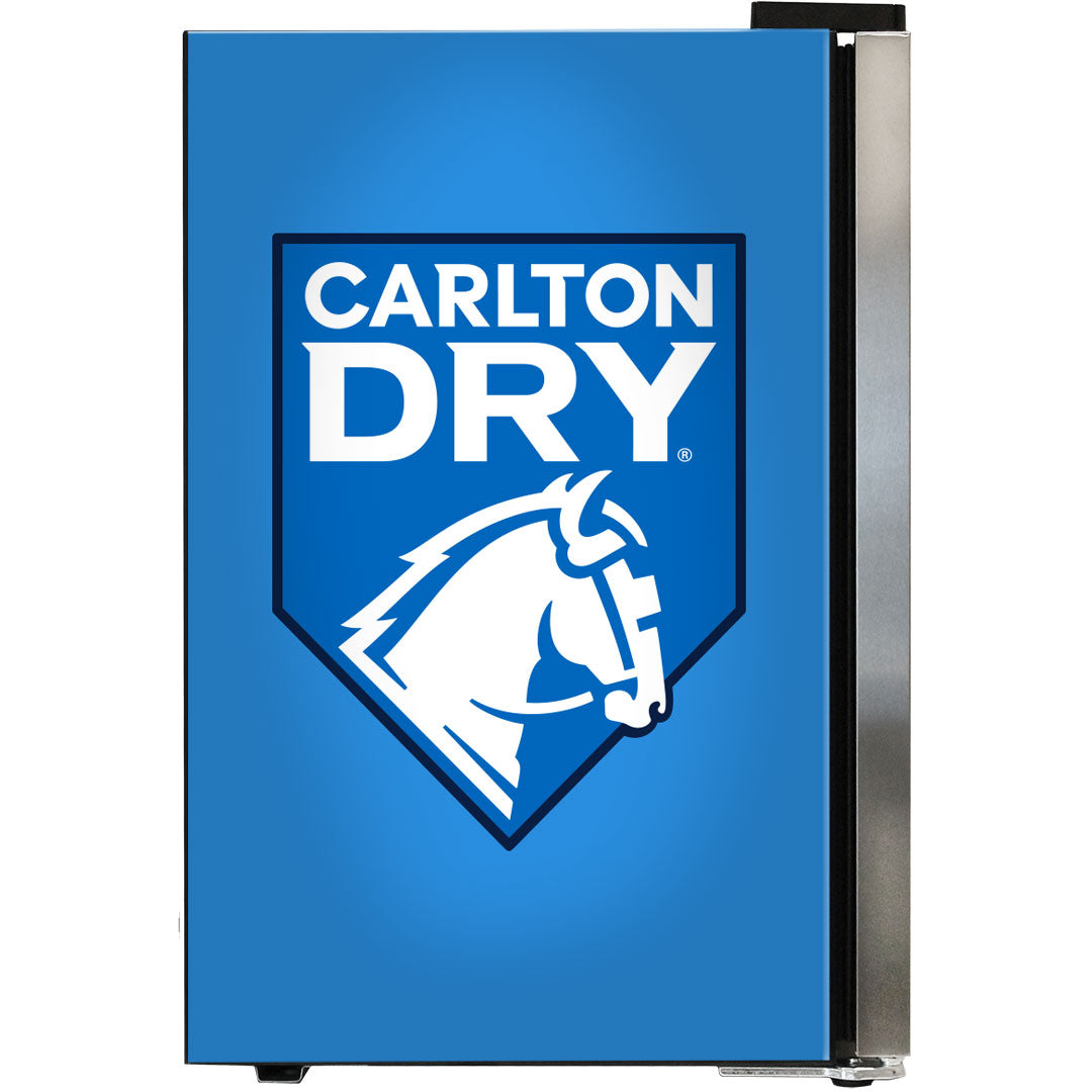 Carlton Dry MID Blue Tropical Glass Door – 70 Litres - EC68L-SSH-DRY-MID