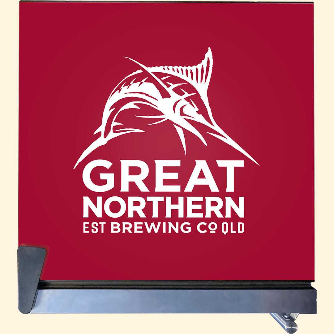 70 Litre Great Northern Original Bar Fridge - Stainless Steel - Glass Door | EC68L-SSH-ORIG