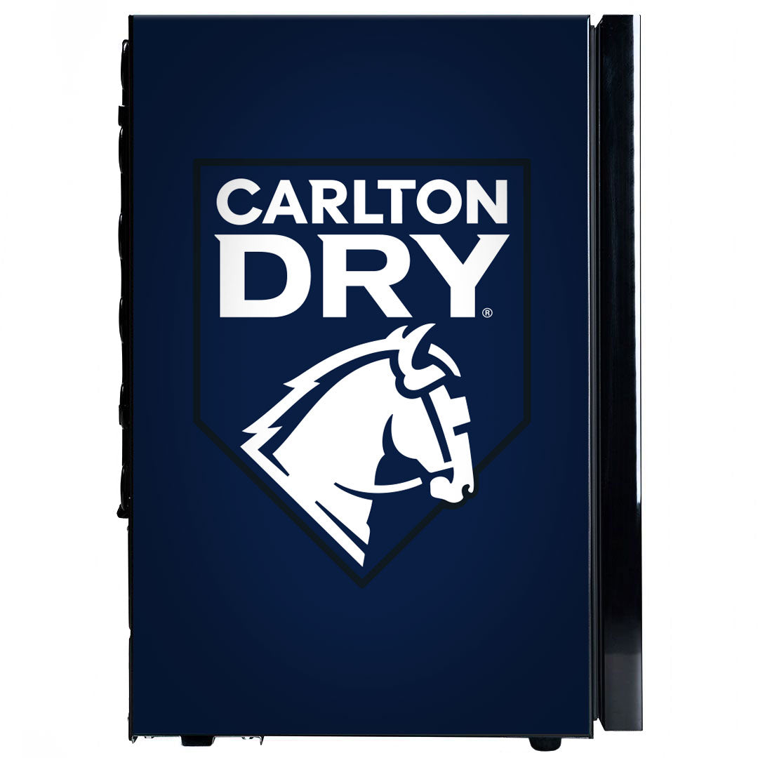 Carlton Dry Branded Glass Door Bar Fridge With Cool Frosted Door Logo - SC70-B-DRY