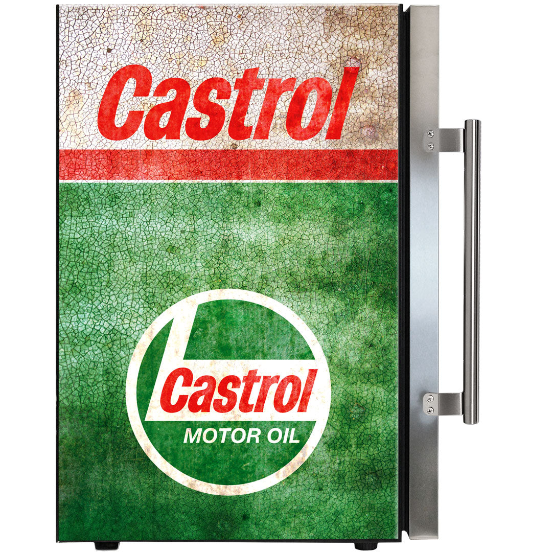 Castrol Vintage Fuel Pump Branded Bar Fridge - HUS-SC70-FP-CASTROL