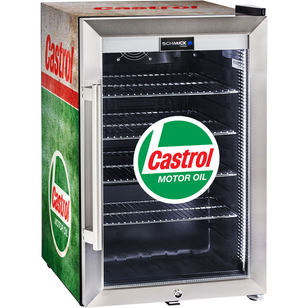 Castrol Vintage Fuel Pump Branded Bar Fridge - HUS-SC70-FP-CASTROL