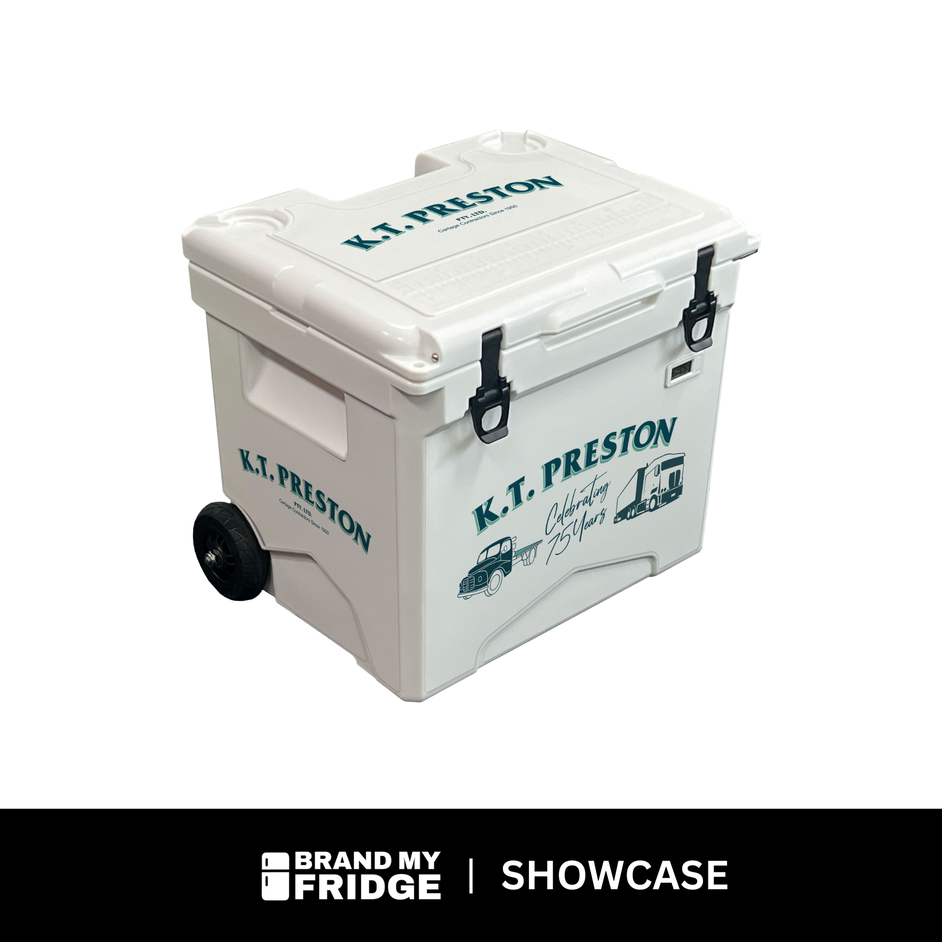 42 Litre Heavy Duty Ice Box with Wheels - YF-NL42 - Add Your Logo