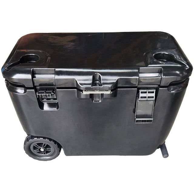 Rhino 50L Wheeled Rotomoulded Ice Box Black - EV-50B - image 1