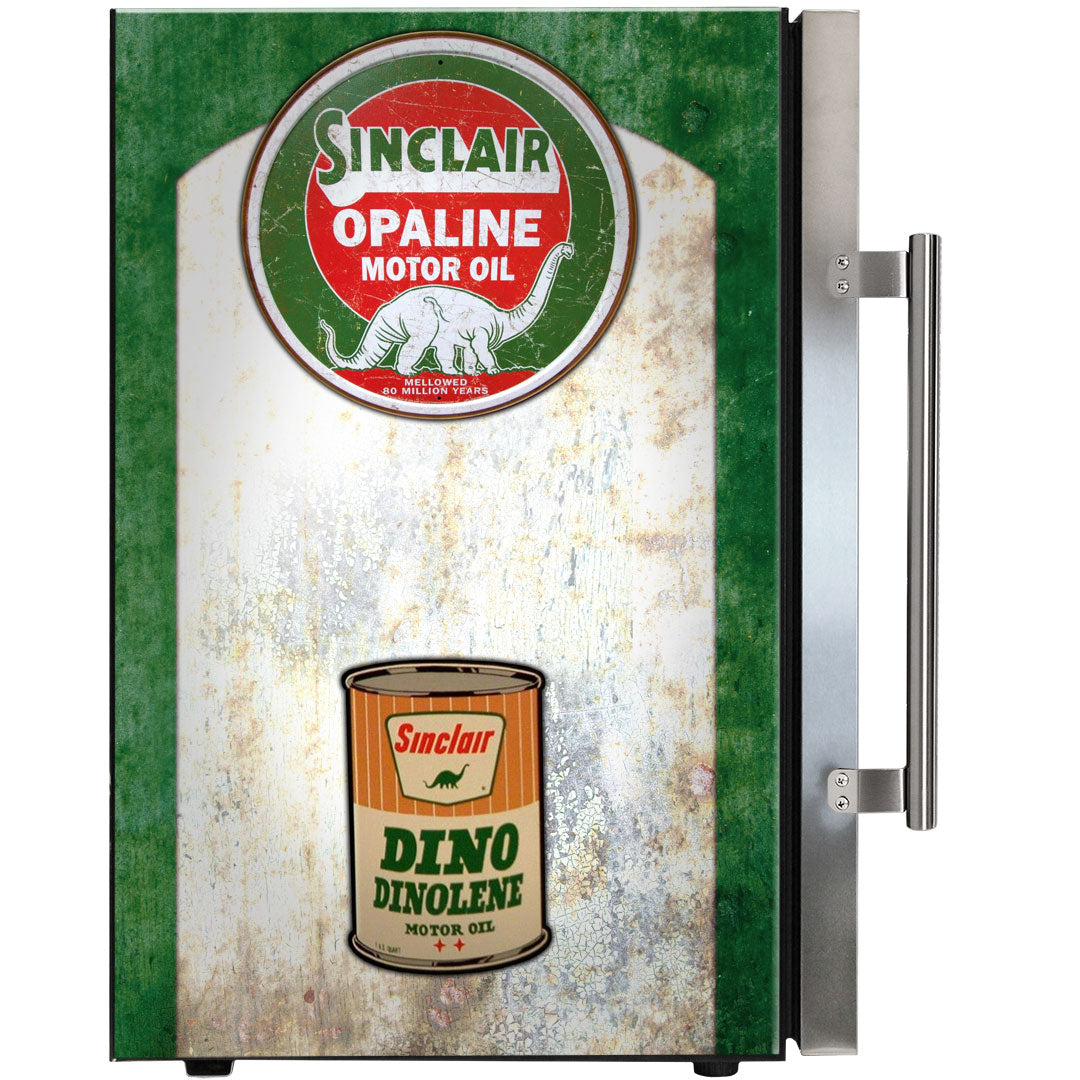 Dino Vintage Fuel Pump Branded Bar Fridge - HUS-SC70-FP-DINO