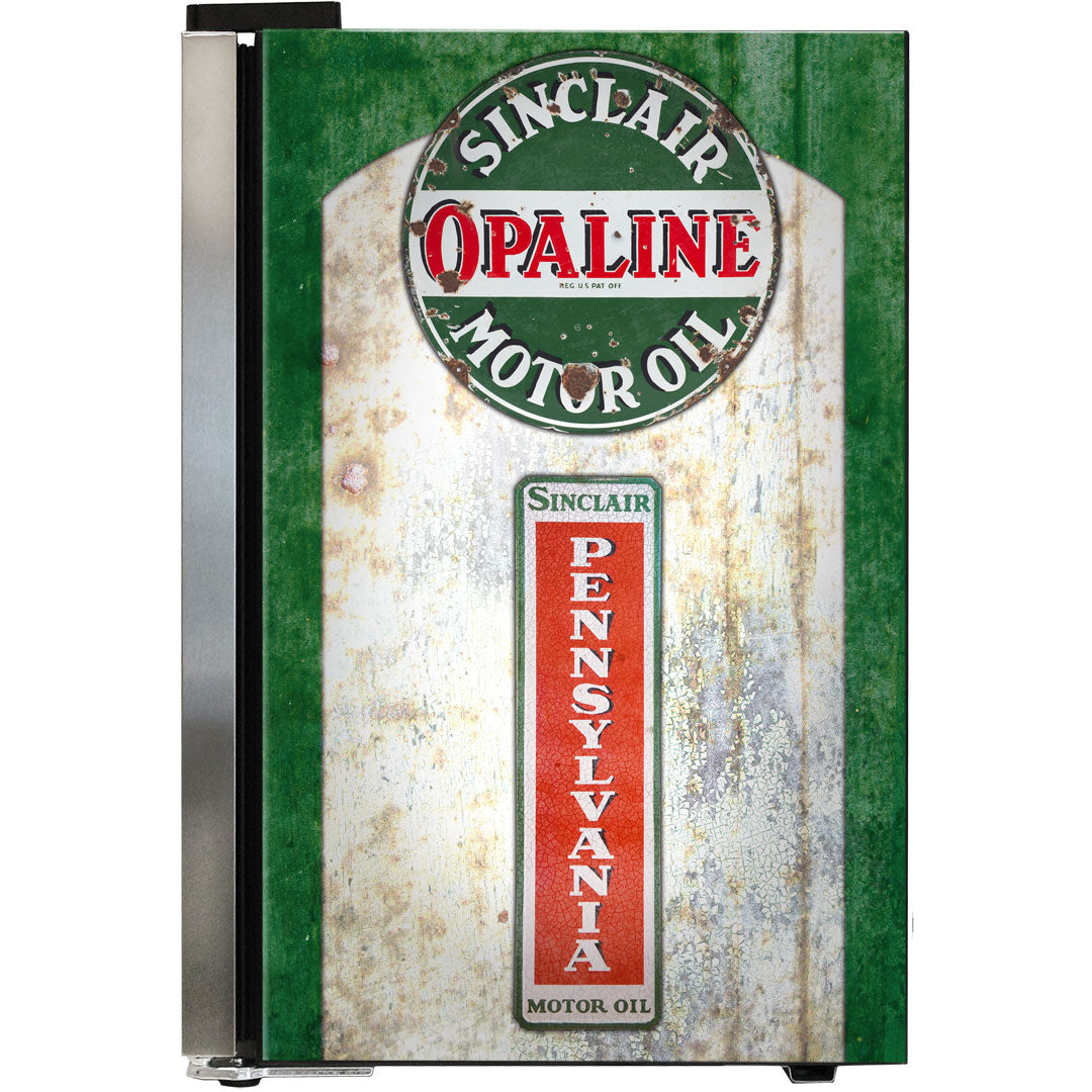 Dino Vintage Fuel Pump Branded Bar Fridge - HUS-SC70-FP-DINO