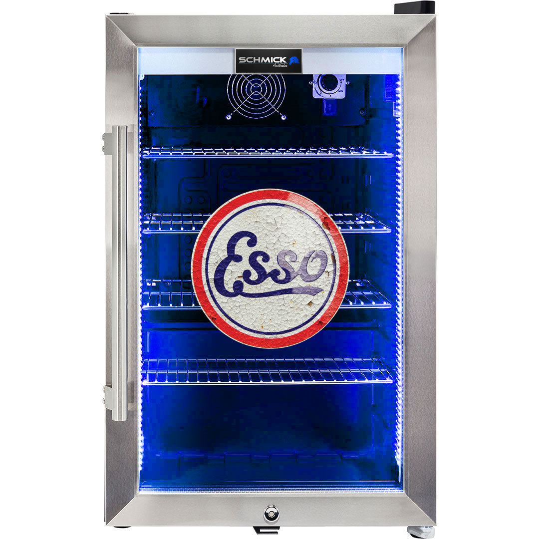 Esso Vintage Fuel Pump Branded Bar Fridge - HUS-SC70-FP-ESSO