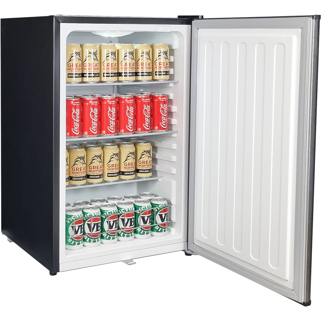 Schmick HUS-BC115-B bar fridge - energy rating label
