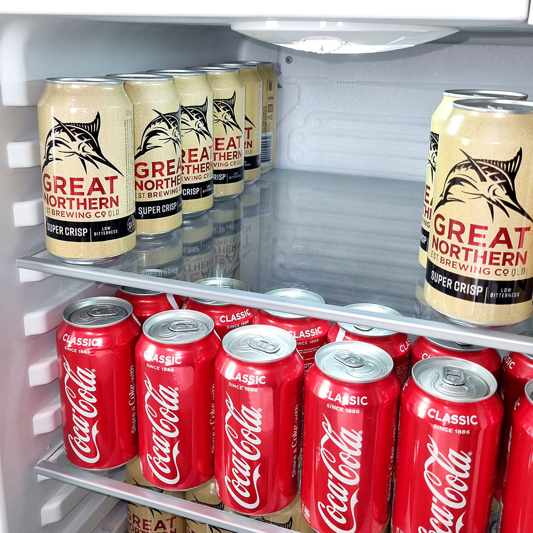 Schmick - HUS-BC115-B – Ultra-Efficient Quiet Bar Fridge – 10 Star Rated – 115 Litres