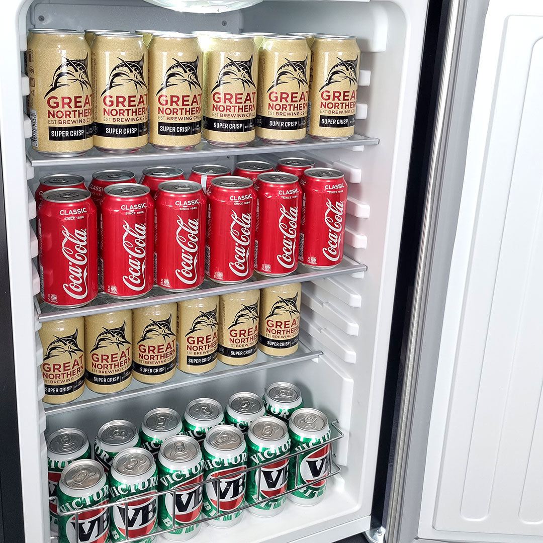 Schmick - HUS-BC115-B – Ultra-Efficient Quiet Bar Fridge – 10 Star Rated – 115 Litres