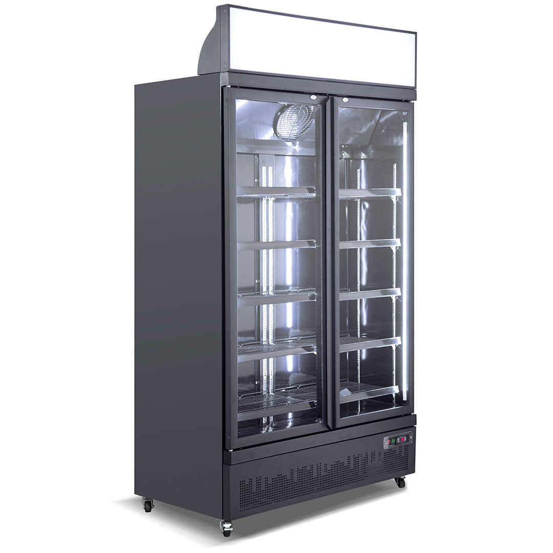 930 Litres Commercial Upright 2 Door Freezer – IC COLD FD-BD126AH - Add Your Logo