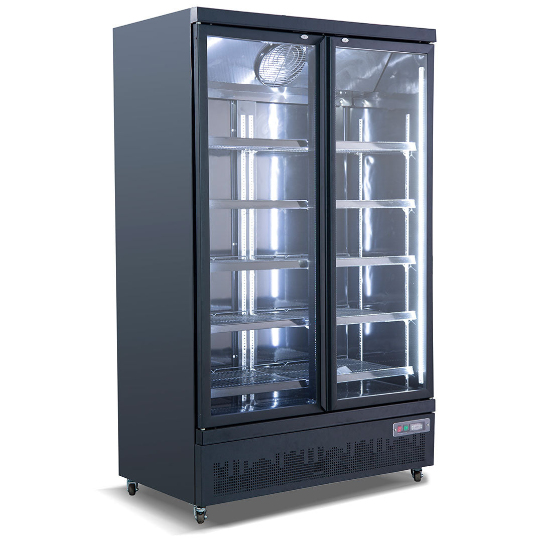 930 Litres Commercial Upright 2 Door Freezer – IC COLD FD-BD126AH - Add Your Logo