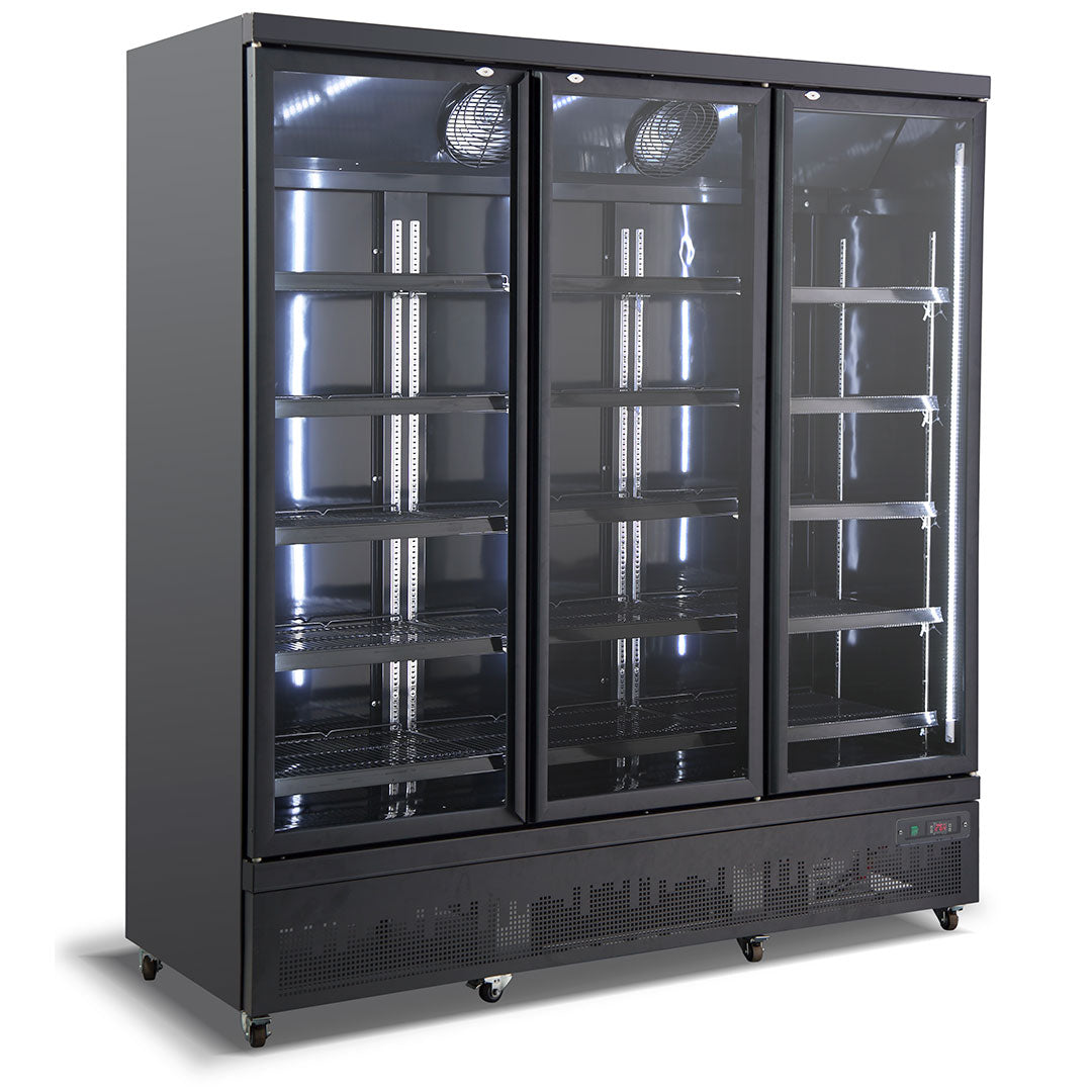 1664 Litres Commercial Upright 3 Door Bar Fridge – IC COLD FC-BT188AH - Add Your Logo