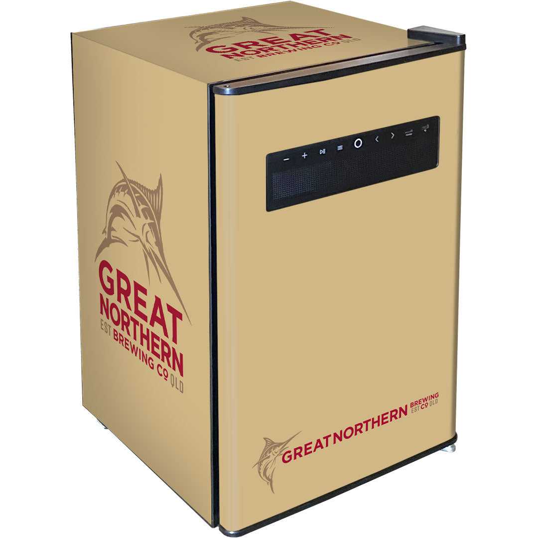 Great Northern Bar Fridge - 70 Litres - Bluetooth Speaker - BC70B-BTS-GOLD