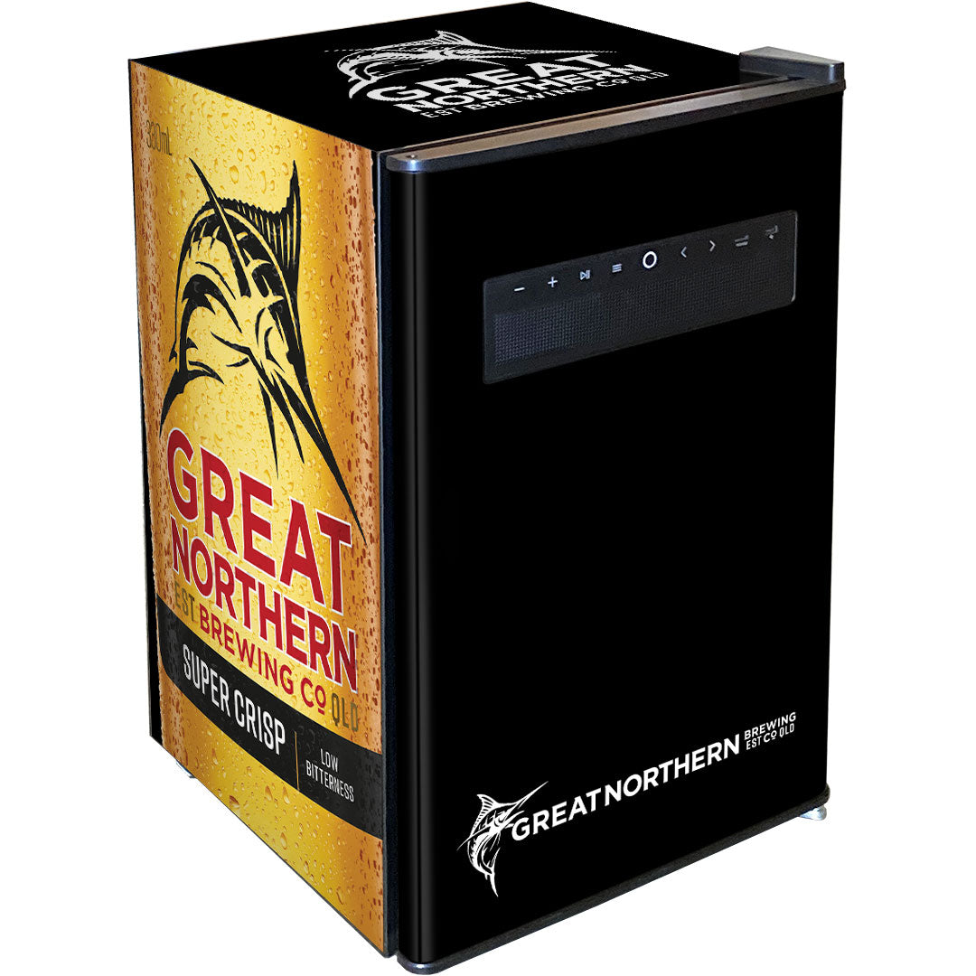 Great Northern BC70B-BTS-CRISP - Blue Tooth Speaker Disco Bar Fridge 70L