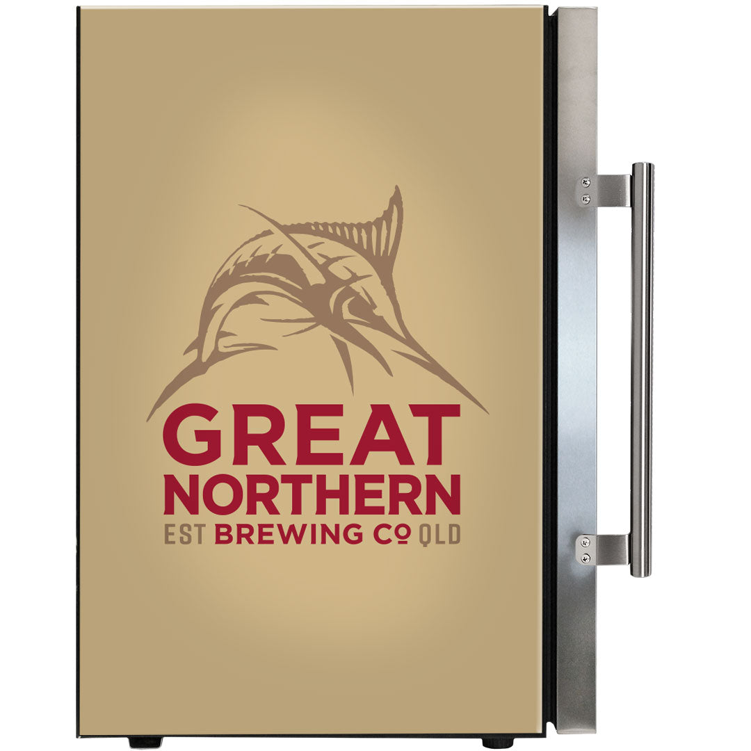 Great Northern branded bar fridge - SC70-SS-GNBC-GOLD