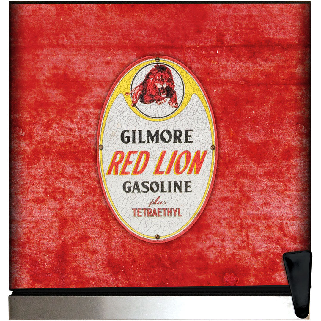 Gilmore Schmick Vintage Fuel Pump Triple Glazed Alfresco Bar Fridge With LED Strip Lights - HUS-SC88-FP-GILMORE