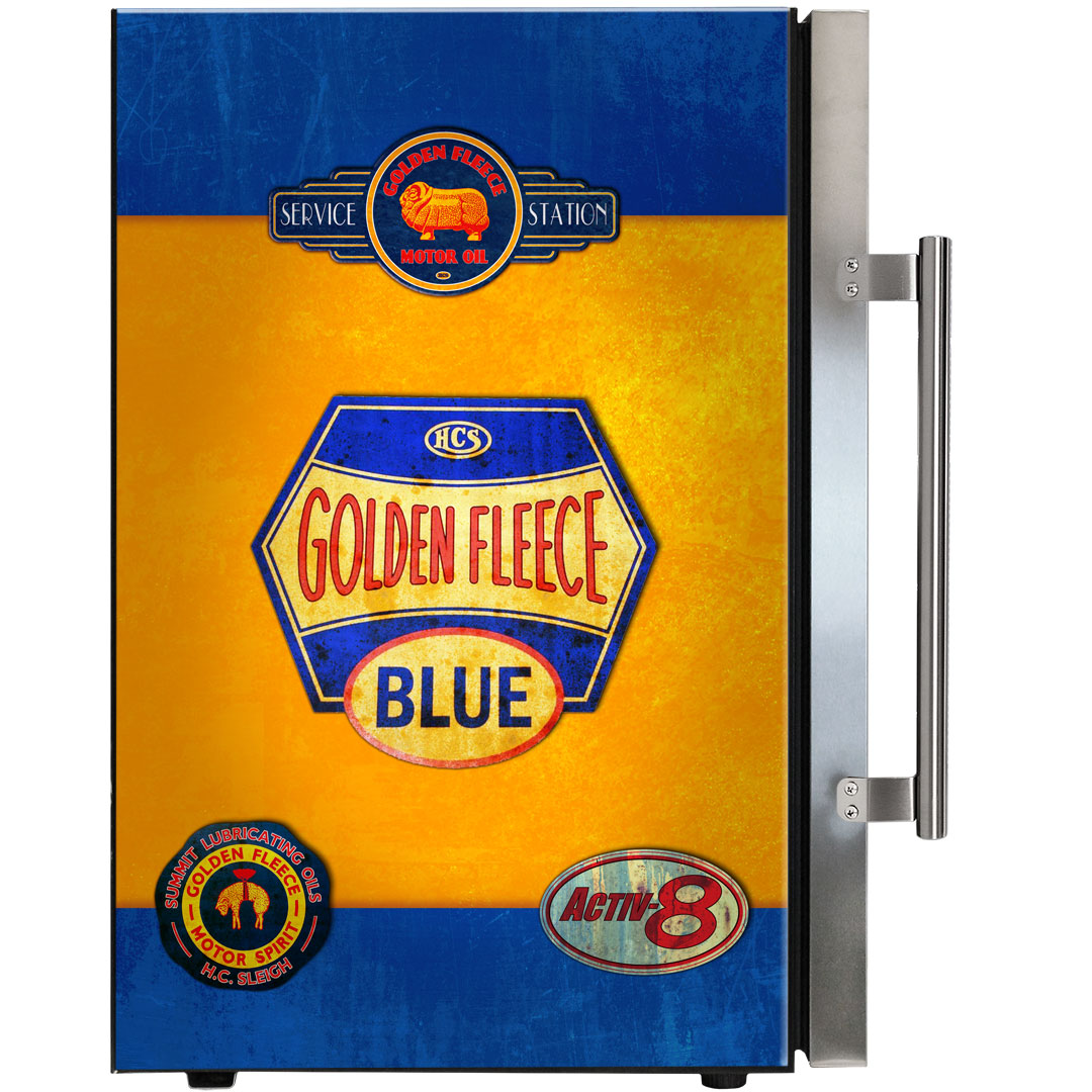 Golden Fleece 70L Branded Bar Fridge - HUS-SC70-FP-FLEECE