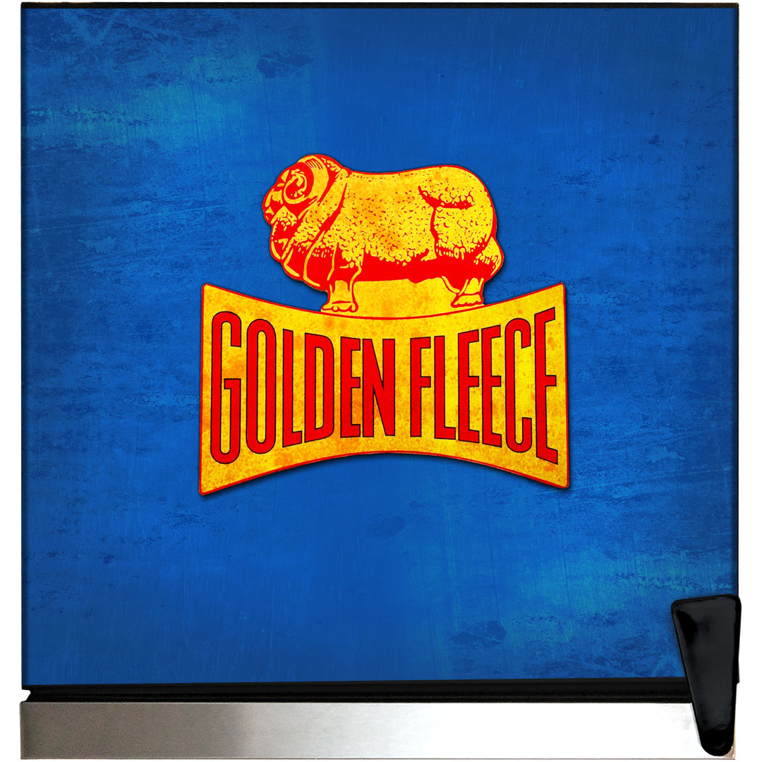 Golden Fleece 98L Bar Fridge With LED Strip Lights - HUS-SC88-FP-FLEECE