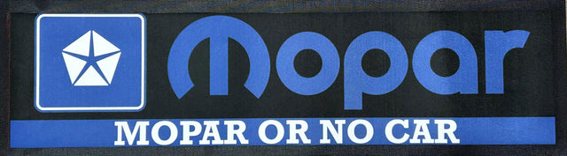 Mopar Or No Car Premium Rubber-Backed Bar Mat Runner