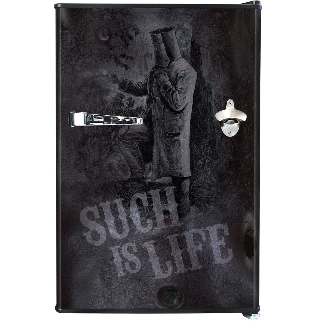 Ned Kelly Retro Mini Bar Fridge 70 Litre Schmick Brand With Opener - HUS-BC70B-NED