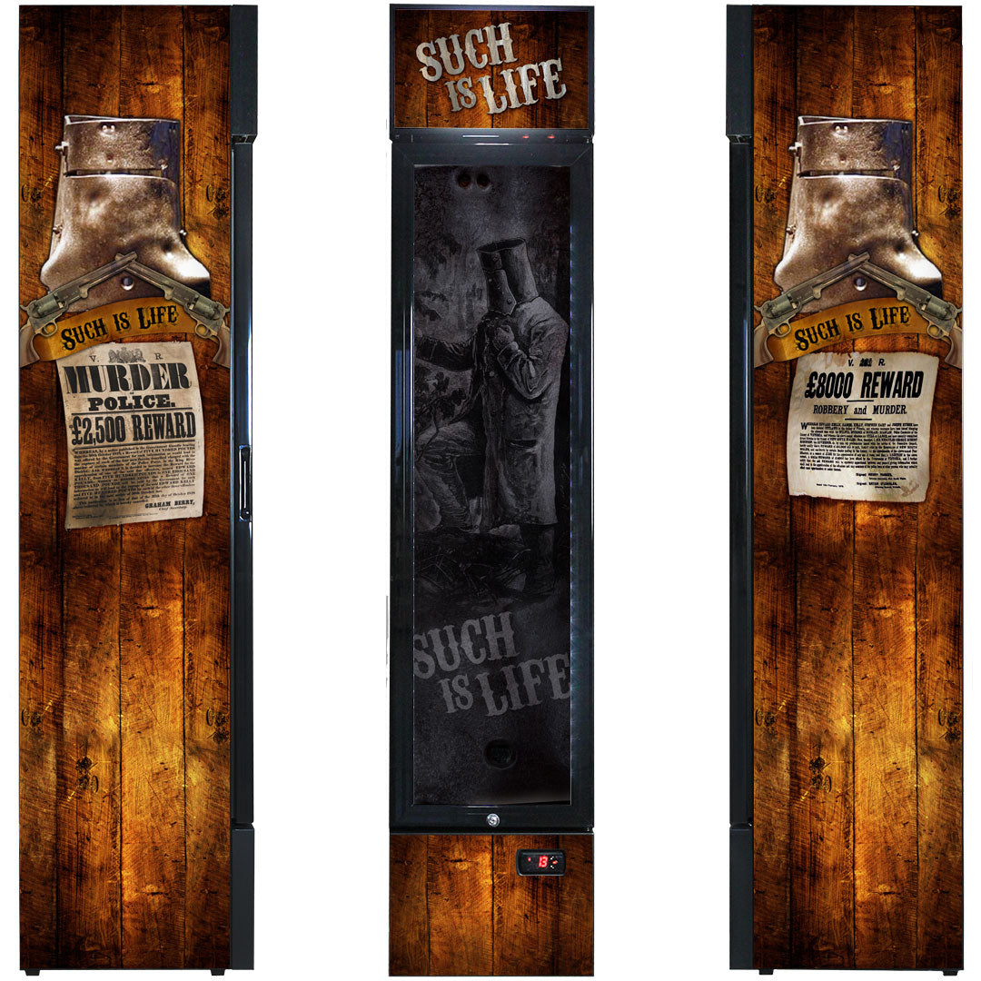 Ned Kelly - SS-P160FA-NED – Skinny Upright Bar Fridge – 160 Litres