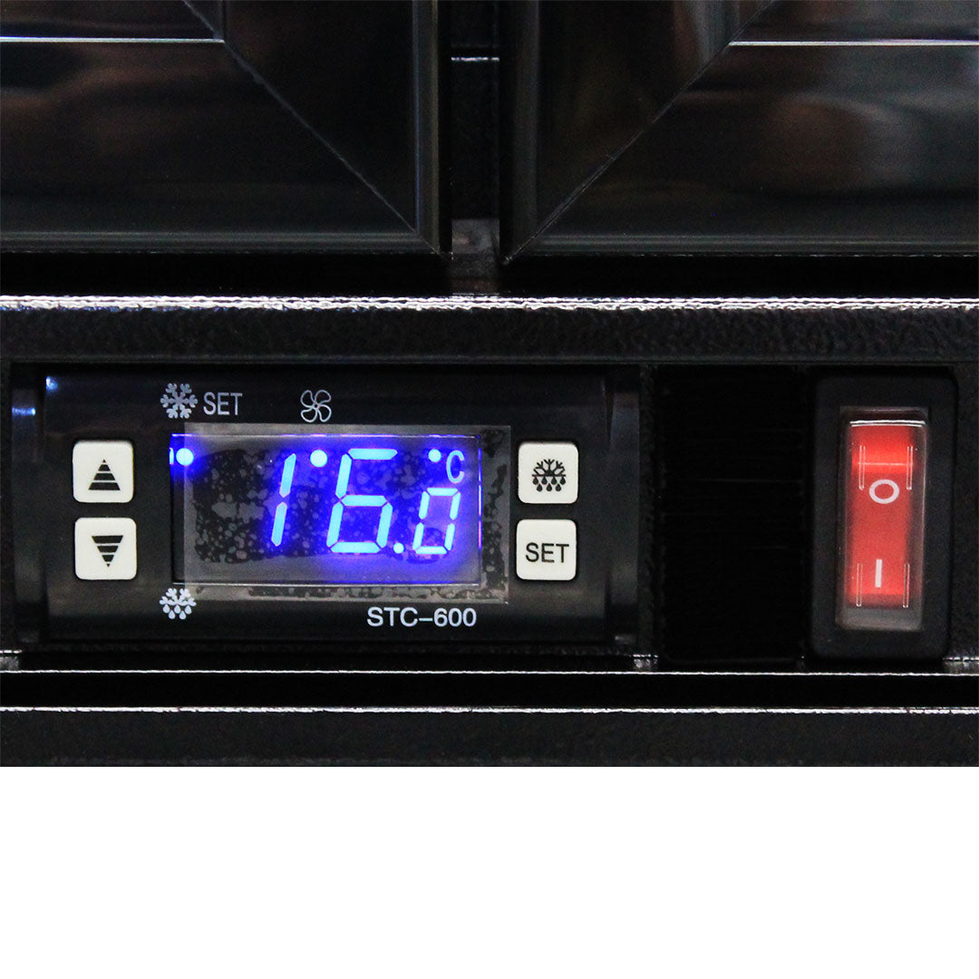 Rhino SG2H-NC bar fridge - side view