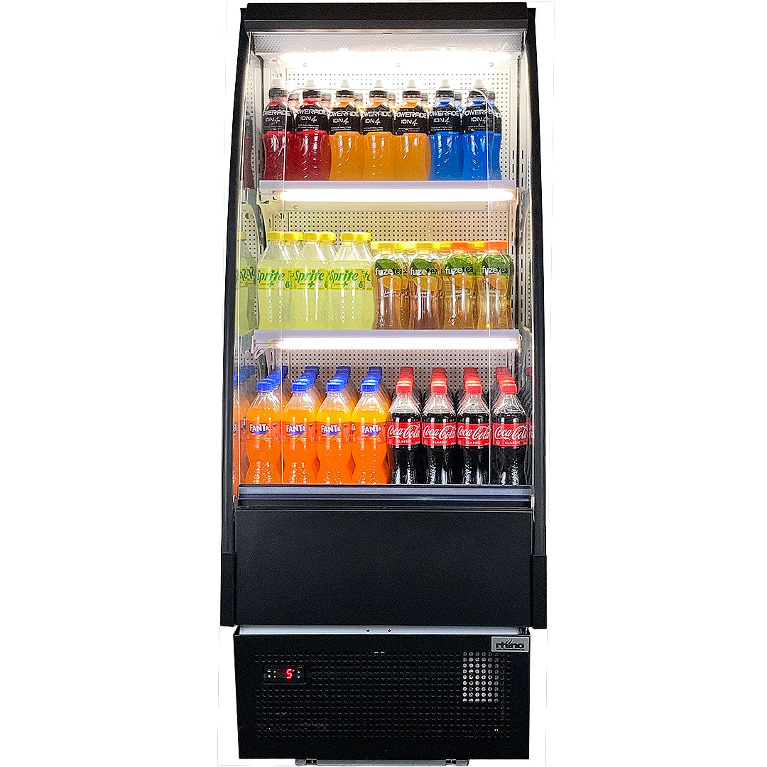 Rhino TK-6 - Open Display Commercial Drinks Fridge – 170 Litres