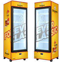 Bundy Rum 370L Upright Black Glass Door Bar Fridge, Forever Classic Design - SC372B-BUNDY-6