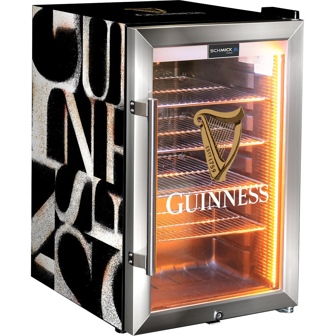 Guinness Glass Door Bar Fridge – 70L