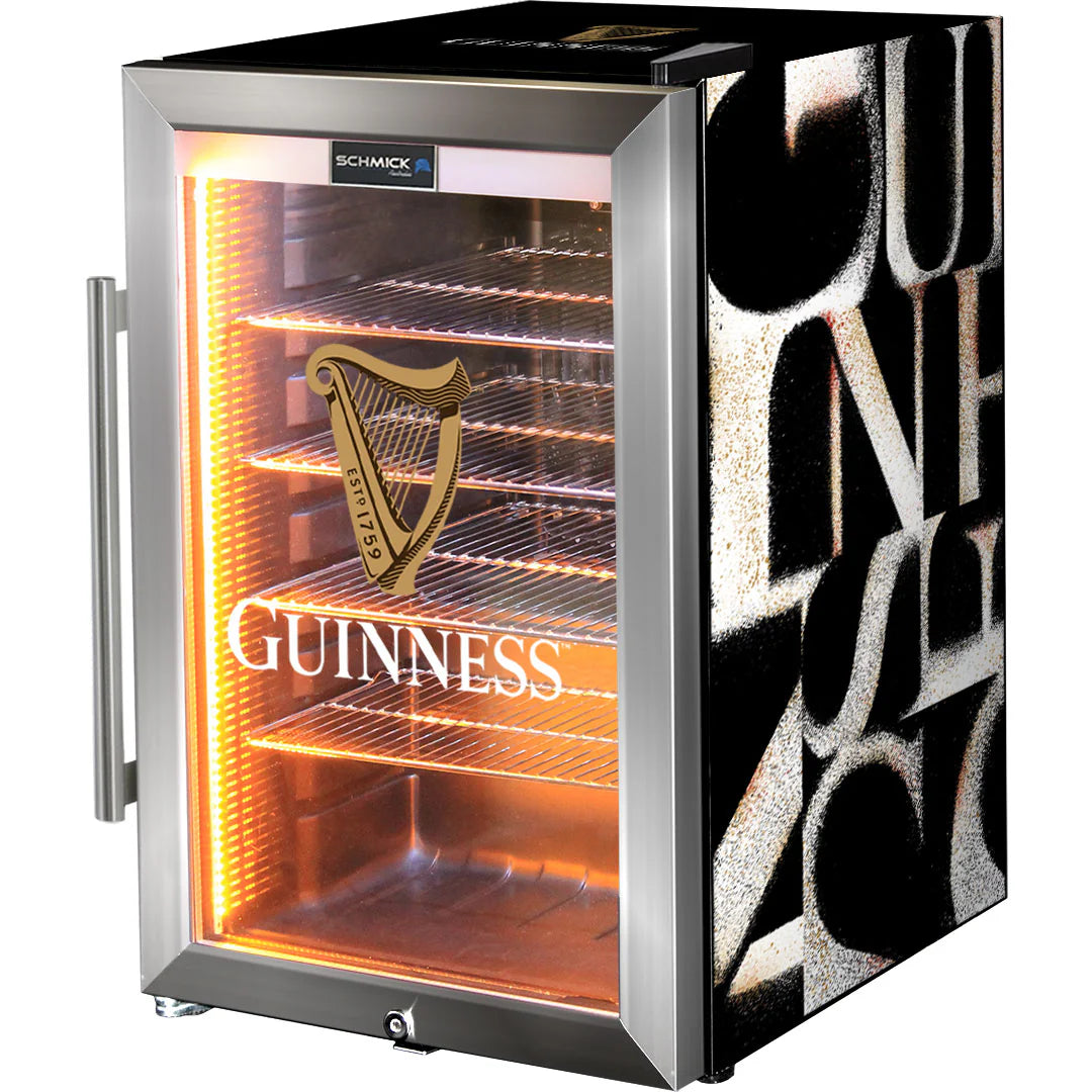 Guinness Glass Door Bar Fridge – 70L
