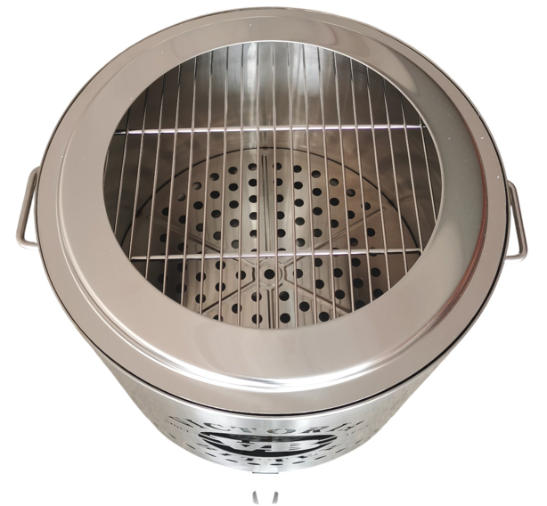 Schmick Stainless Steel Dual Skinned Fire Pit Less Smoke Design - Model SK-PIT49