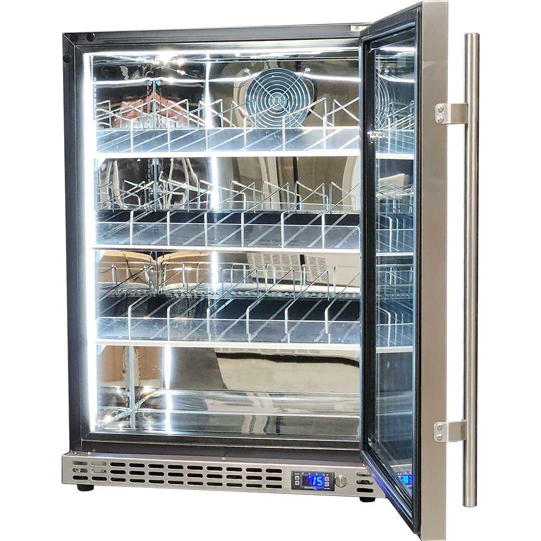 Schmick 164L Quiet Under-Bench Bar Fridge with Gravity Roller - SK156R-RS