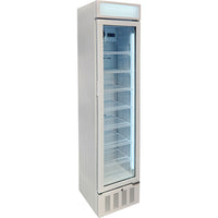 Schmick 160L Skinny Upright Glass Door Bar Fridge - SK160W
