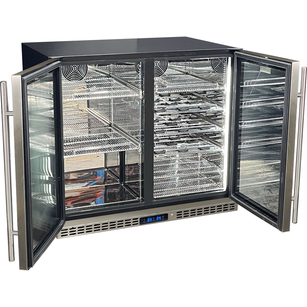 Schmick SK228D-HD bar fridge - open door view