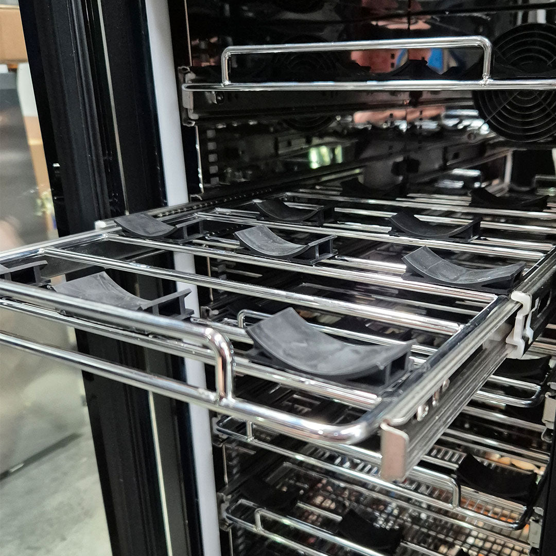 Schmick SK228D-HD - Under Bench Beer And Wine Dual Zone Bar Fridge